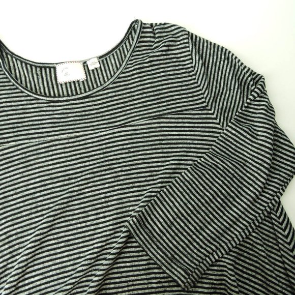 Postmark for Anthropologie black gray striped swing tee size S - Picture 4 of 8